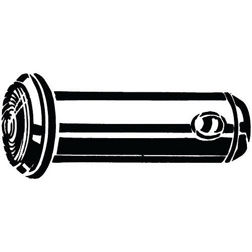 Čep vidlice s hlavou a otvorem pro závlačku DIN 1434 Ocel Pozinkované