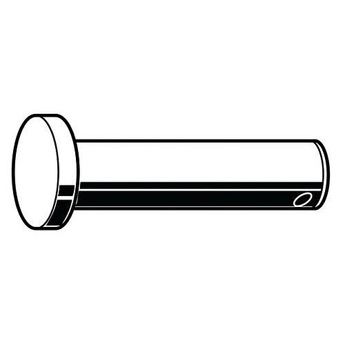 Čep s hlavou, s dírou DIN 1444 DIN 1444 Ocel Pozinkované 12X24,5MM