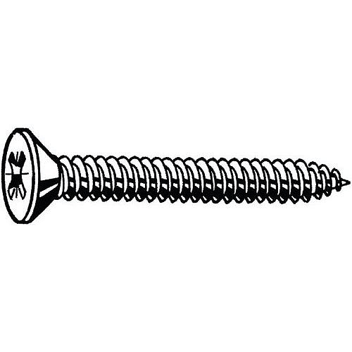 Samořezný šroub se zápustnou hlavou s křížovou drážkou DIN 7982 C-Z Nerezocel A4