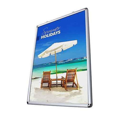 Rám na plakáty P25, oblé rohy, B2