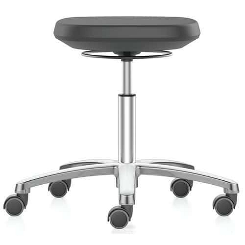 Pracovní židle Bimos Labsit 9127, polyuretan, bez podnožky, hmotnost 8,5 kg, hliníková  kříž