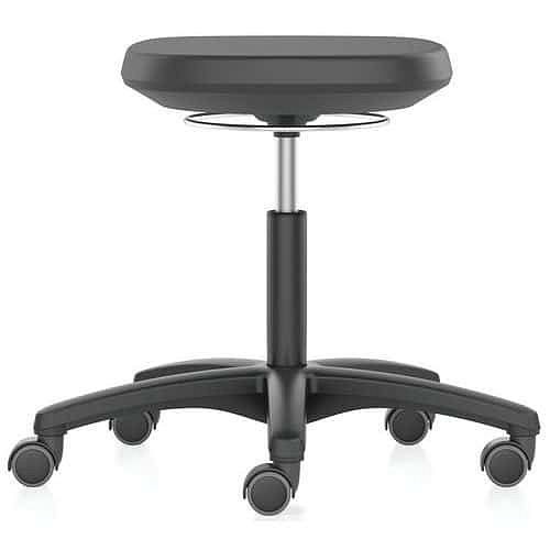 Pracovní židle Bimos Labsit 9127, polyuretan, bez podnožky, hmotnost 7 kg, plastový kříž