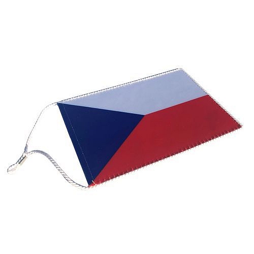 Malé reklamní vlajky, s očkem pro zavěšení, 16 x 11 cm, 10 ks