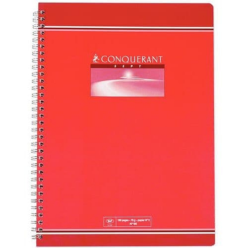 Zápisník Conquérant 7 – Velké čtverce, 100 listů, formát A4