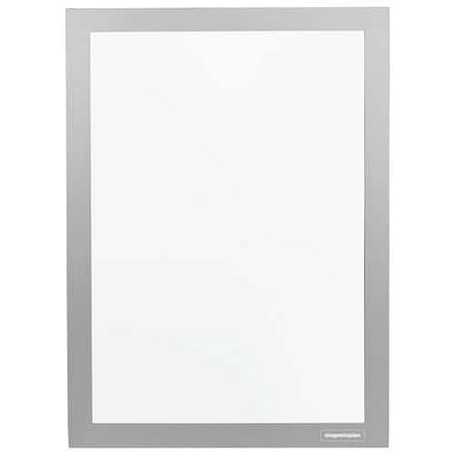 Informační rámečky Magnetoplan Magnetofix A5, magnetické, samolepicí, stříbrné