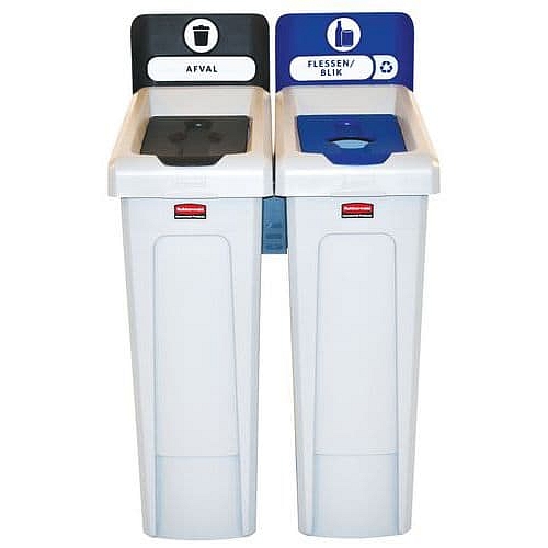 Recyklační stanice Slim Jim 174L, černomodrá_BE_NL