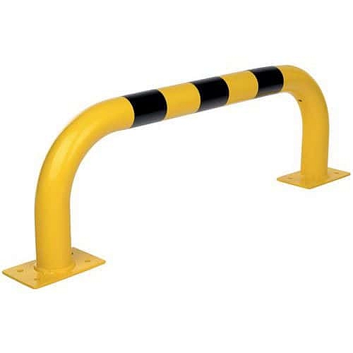 Kovová zábrana Dancop, žlutá/černá, 35 x 100 cm