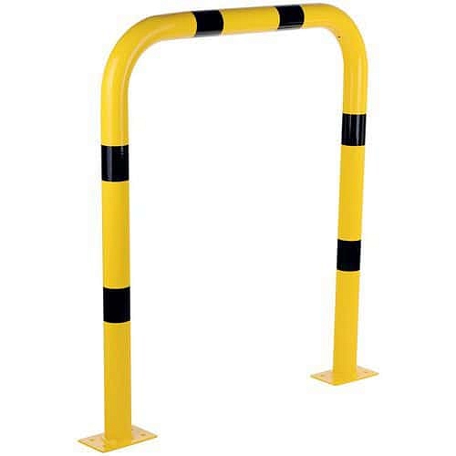 Kovová zábrana Dancop, žlutá/černá, 120 x 100 cm