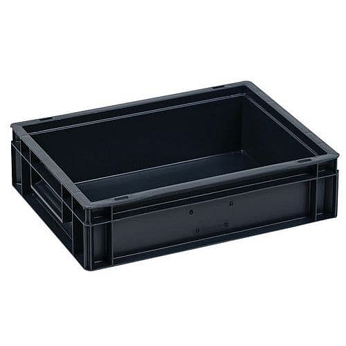 Plastová EURO přepravka recyklovaný plast Manutan Expert, 10 l