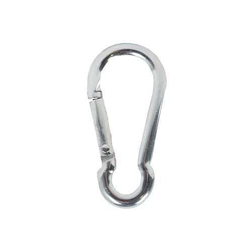 TOPTRADE karabina lanová, pozinkovaná, obyčejná, 10 x 100 mm