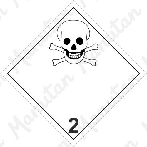 Výstražné ADR tabulky - Jedovaté plyny č. 2.3
