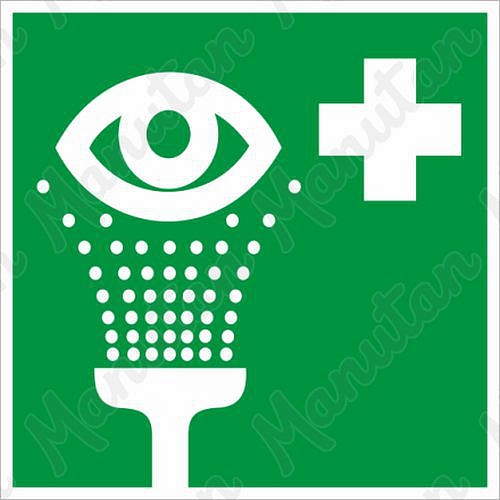 Tabulky bezpečí, fotoluminiscenční - Oční sprcha