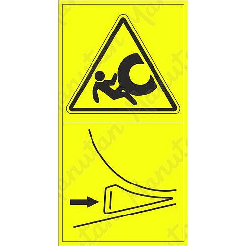 Výstražné tabulky - Výstraha zajisti stroj proti pohybu