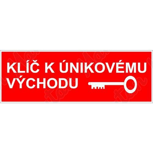 Tabulky bezpečí - Klíč k únikovému východu