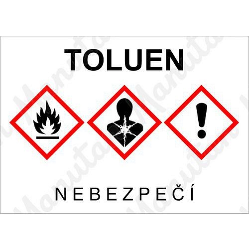 Výstražné GHS tabulky - Toulen