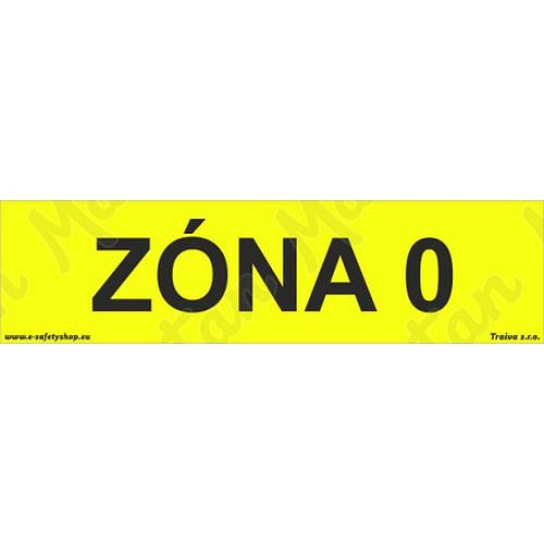 Zóna 0, plast 210 x 55 x 0,5 mm
