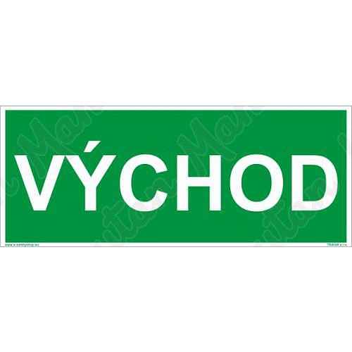 Tabulky bezpečí - VÝCHOD