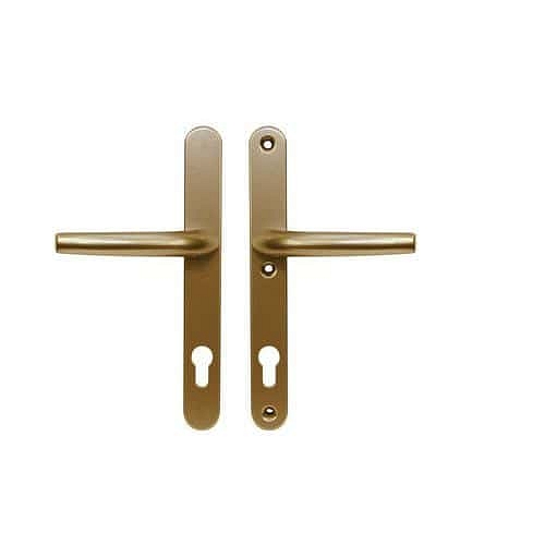 Hliníkové kování pro vstupní dveře, bronzový fluorcarbon