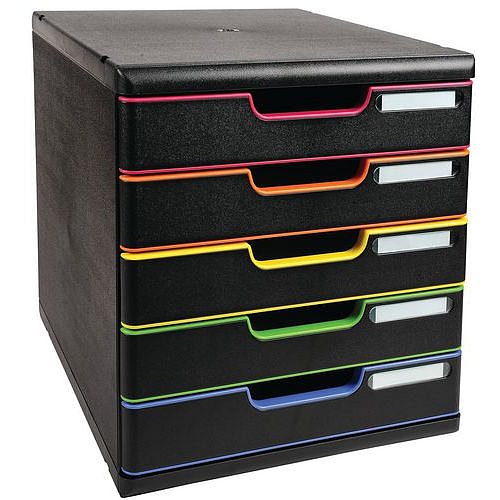 Zásuvkový modul Exacompta A4, 5 zásuvek