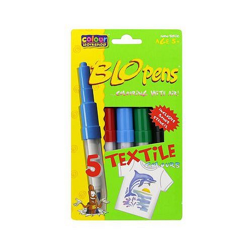 Foukací fixy CENTROPEN 1539/5 sada na textil