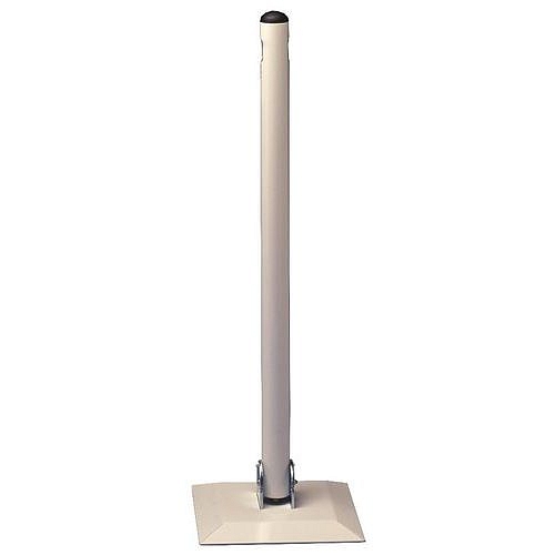 Sklopný ocelový sloupek Varna, bílá