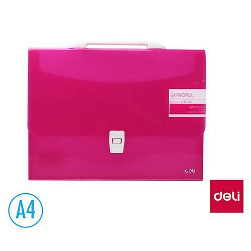 Aktovky spisové DELI AURORA box A4 1 přihrádka
