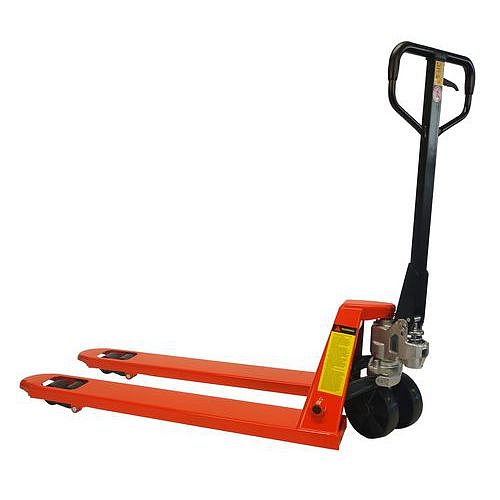 Paletový vozík, do 3 000 kg, nylonová řídicí kola