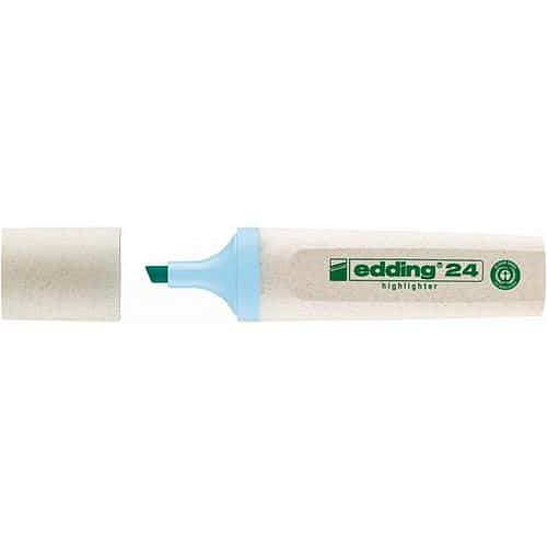 Zvýrazňovač edding 24 EcoLine, pastelově modrý (139)