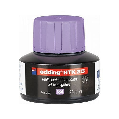 Náhradní inkoust pro zvýrazňovače edding HTK 25, pastelově fialový (134)