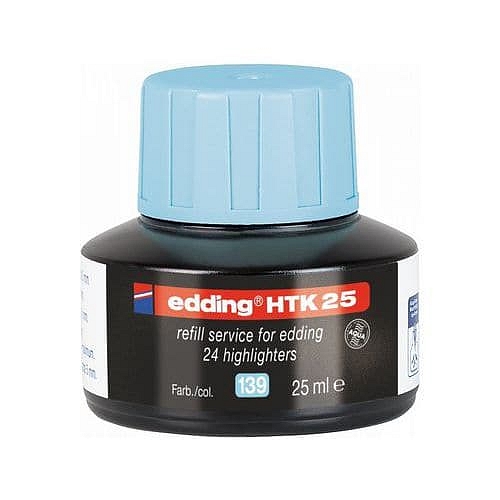 Náhradní inkoust pro zvýrazňovače edding HTK 25, pastelově modrý (139)