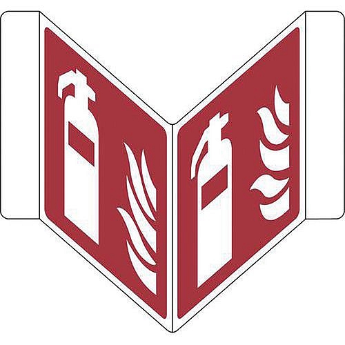 Požární tabulka Manutan Expert  - Hasicí přístroj, hliník, 200 x 200 mm