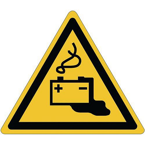 Výstražná tabulka Manutan Expert - Nabíjení baterie, hliník, 200 mm