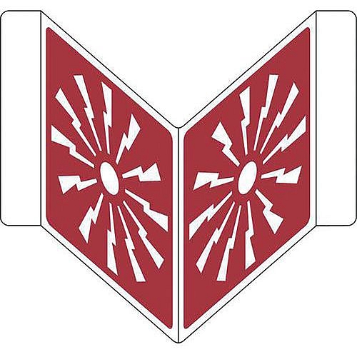 Požární tabulka Manutan Expert  - Hlásič požárního poplachu, hliník, 200 x 200 mm