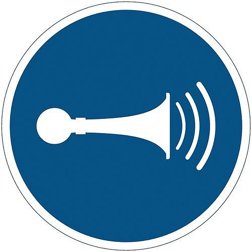 Příkazové značení Manutan Expert - Použij klakson, hliník, 350 mm