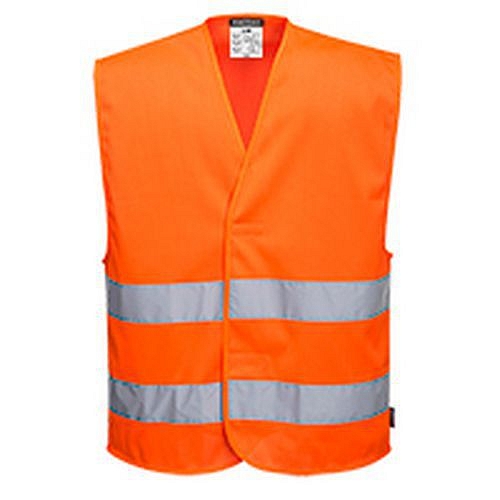 Reflexní vesta MeshAir Two Band Hi-Vis, oranžová, vel. XXL - 3XL