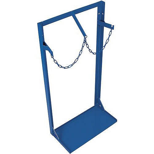 Stojan na svařovací láhve 40 - 50 l, modrý