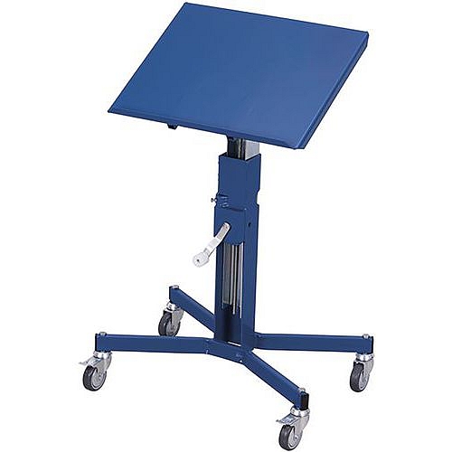 Mobilní ocelový stojan, 60 x 41,5 x 105,5 cm, modrý