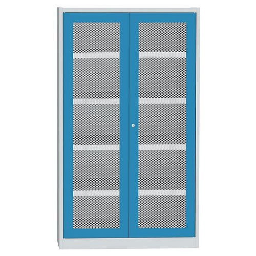 Skříně s drátěnými dveřmi na uskladnění chemikálií, 1950 x 1200 x 500 mm