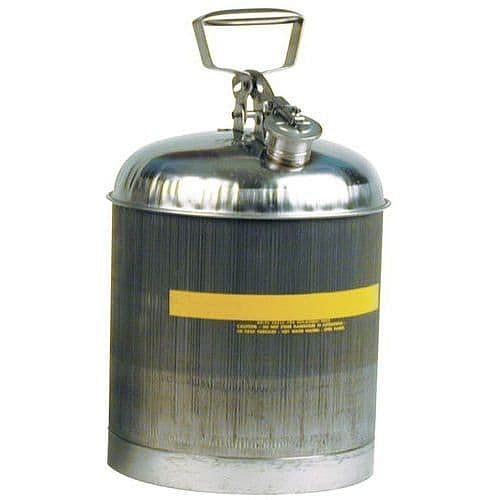Ocelová bezpečnostní nádob na hořlaviny s úchytem, 19 l
