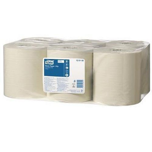 Papírové ručníky v roli Tork Universal 310 M2, žluté, 6ks