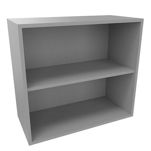 Nízká široká skříň Clasic line, 72 x 80 x 38 cm, otevřená