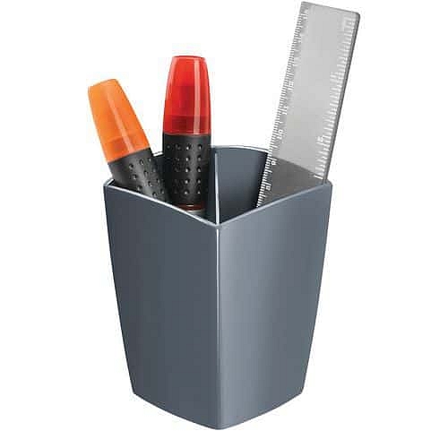 Stojánek na tužky CEP Mineral, šedý