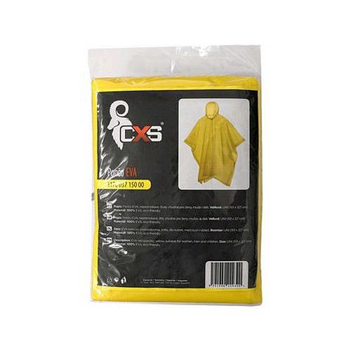 Pončo CXS EVA , žluté,  101x127cm, vel. UNI