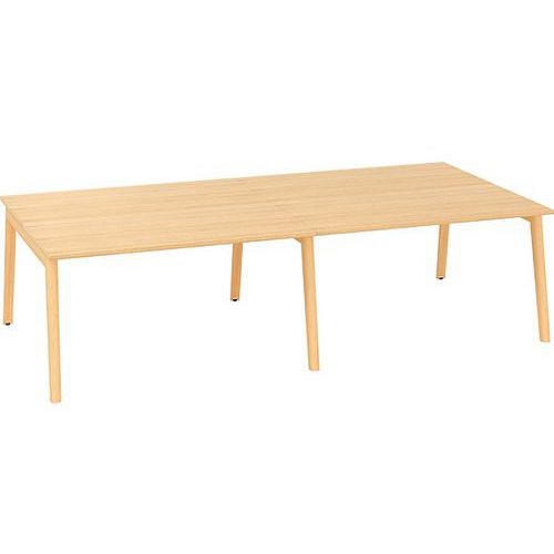 Kancelářský stůl Bench Alfa Root, 320 x 160 x 74,2 cm, dub