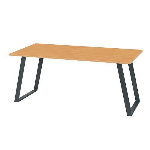 Kancelářský stůl Shape, 120 x 80 x 75 cm, rovné provedení, buk