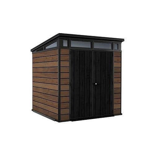 Zahradní domek Horizontal 7 x 7, hnědý