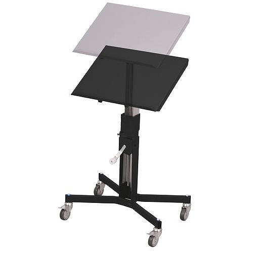 Mobilní ocelový stojan, 60 x 41,5 x 105,5 cm, šedý