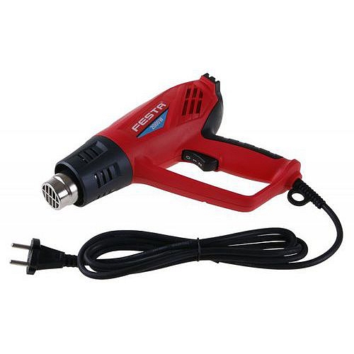 Horkovzdušná pistole s plynulou regulací teploty, 2000 W FESTA