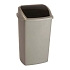 Odpadkový koš 50 l šedý/černý