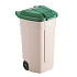 Plastové popelnice Rubbermaid Mobile Containers na tříděný odpad, objem 100 l